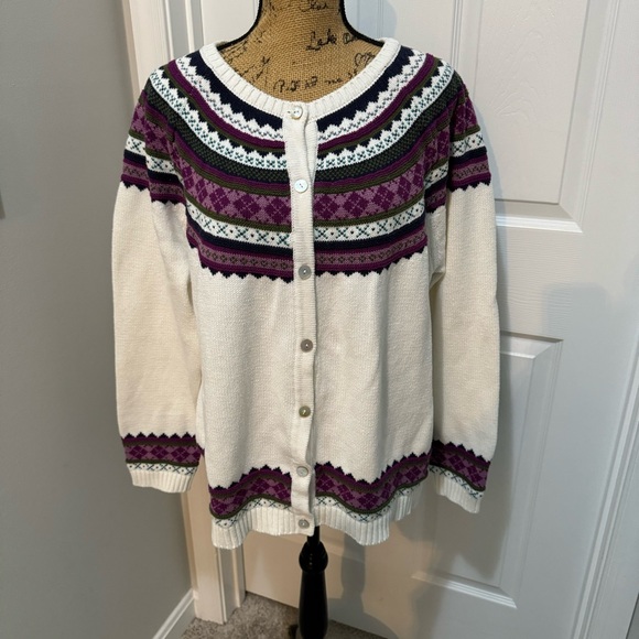 Fair Isle Cardigan - Picture 4 of 10